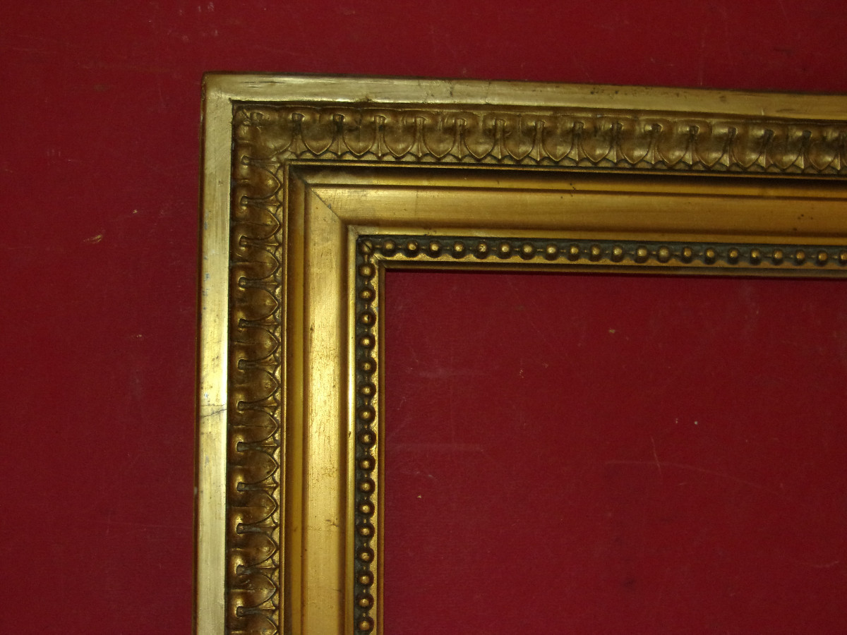 19th Century Gilded Wood Frame.-photo-2