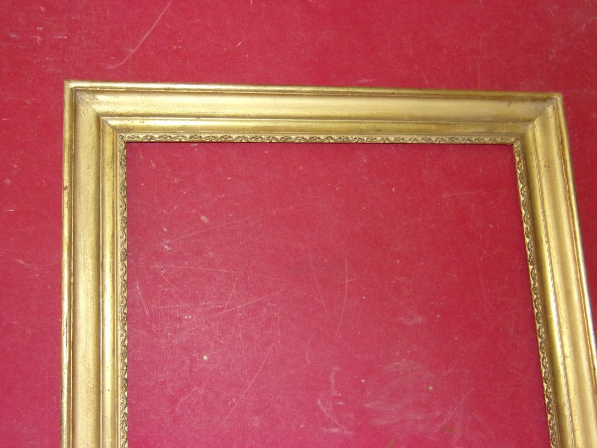 Pair Of 19th-century Gilded Wooden Frames.-photo-2