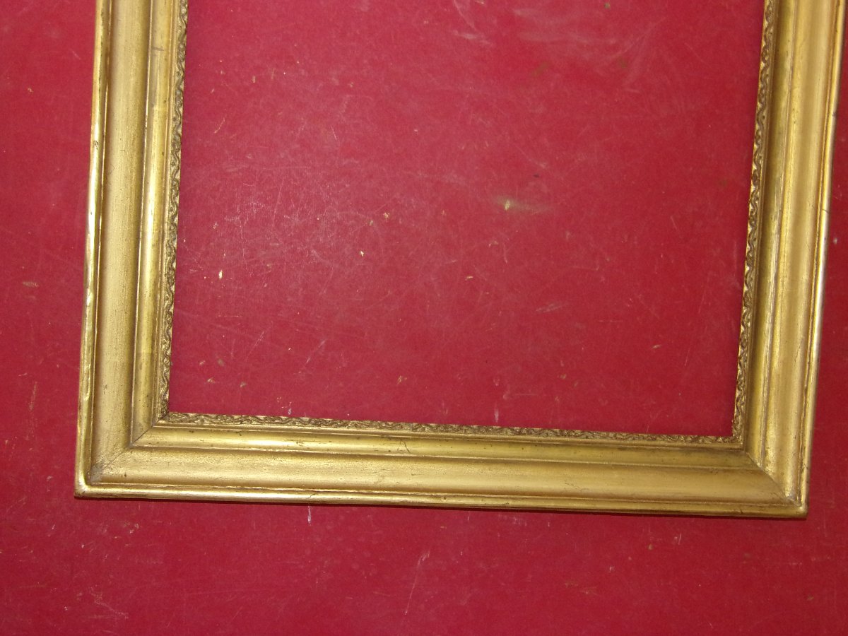 Pair Of 19th-century Gilded Wooden Frames.-photo-3