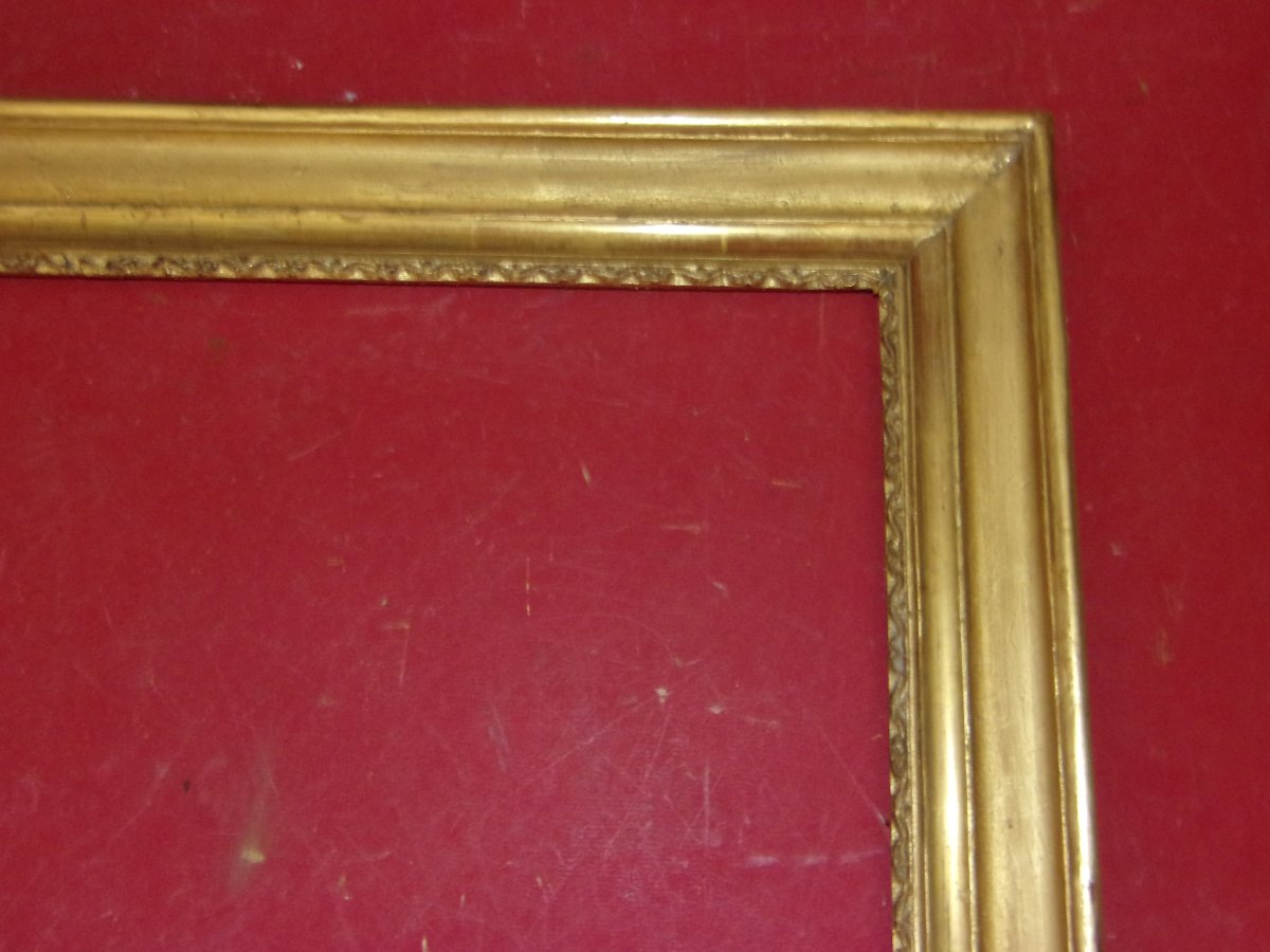 Pair Of 19th-century Gilded Wooden Frames.-photo-2