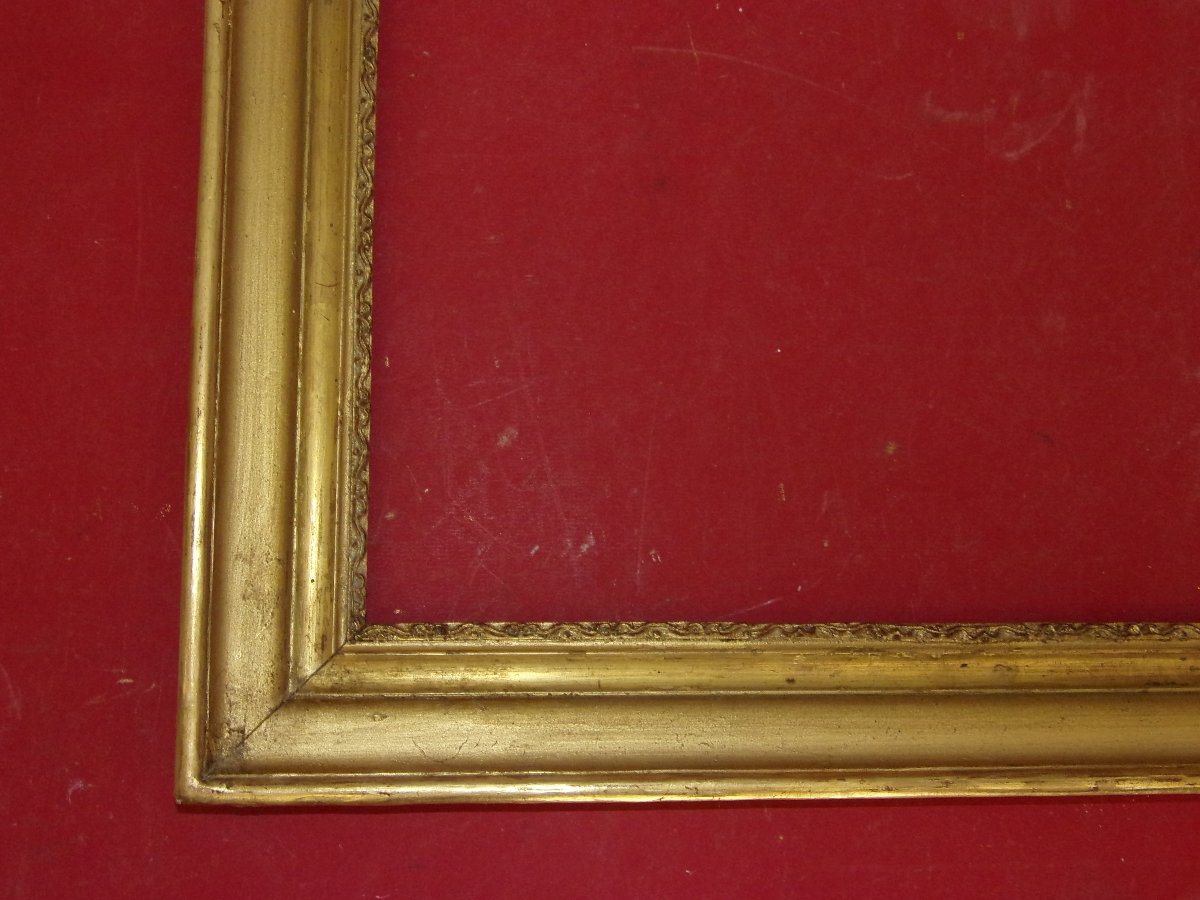 Pair Of 19th-century Gilded Wooden Frames.-photo-4
