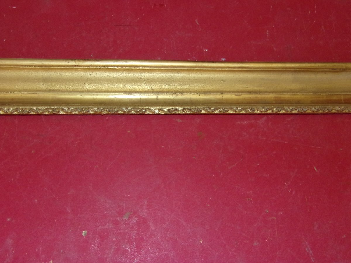 Pair Of 19th-century Gilded Wooden Frames.-photo-5
