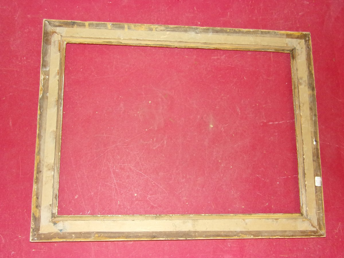 Pair Of 19th-century Gilded Wooden Frames.-photo-6