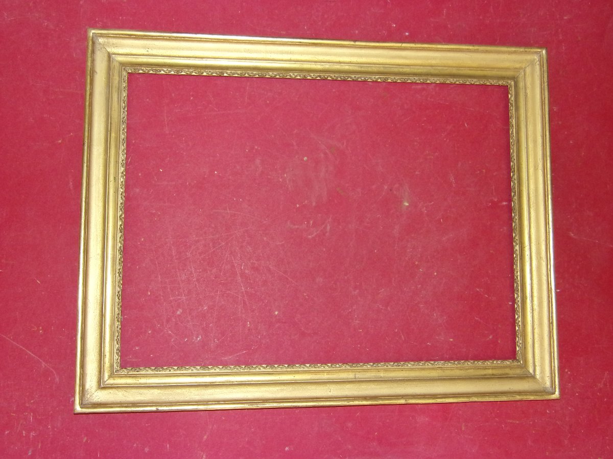 Pair Of 19th-century Gilded Wooden Frames.-photo-7