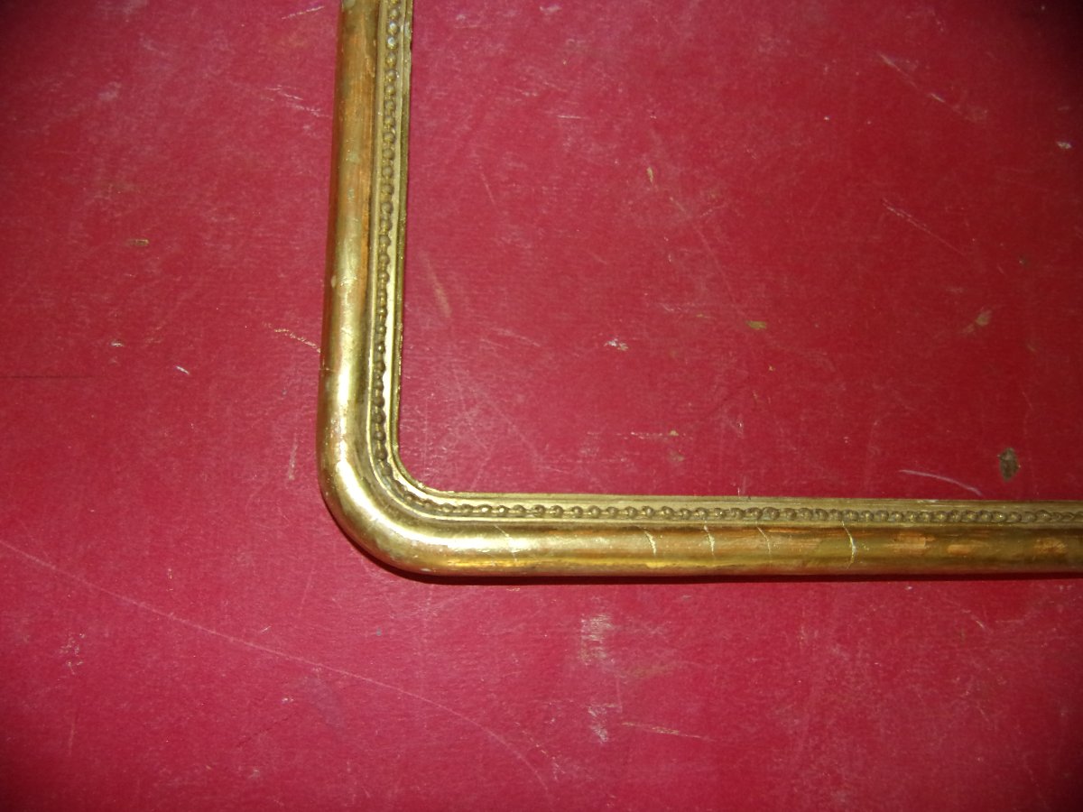 19th-century-style Frame, Made Of Gilded Wood.-photo-1