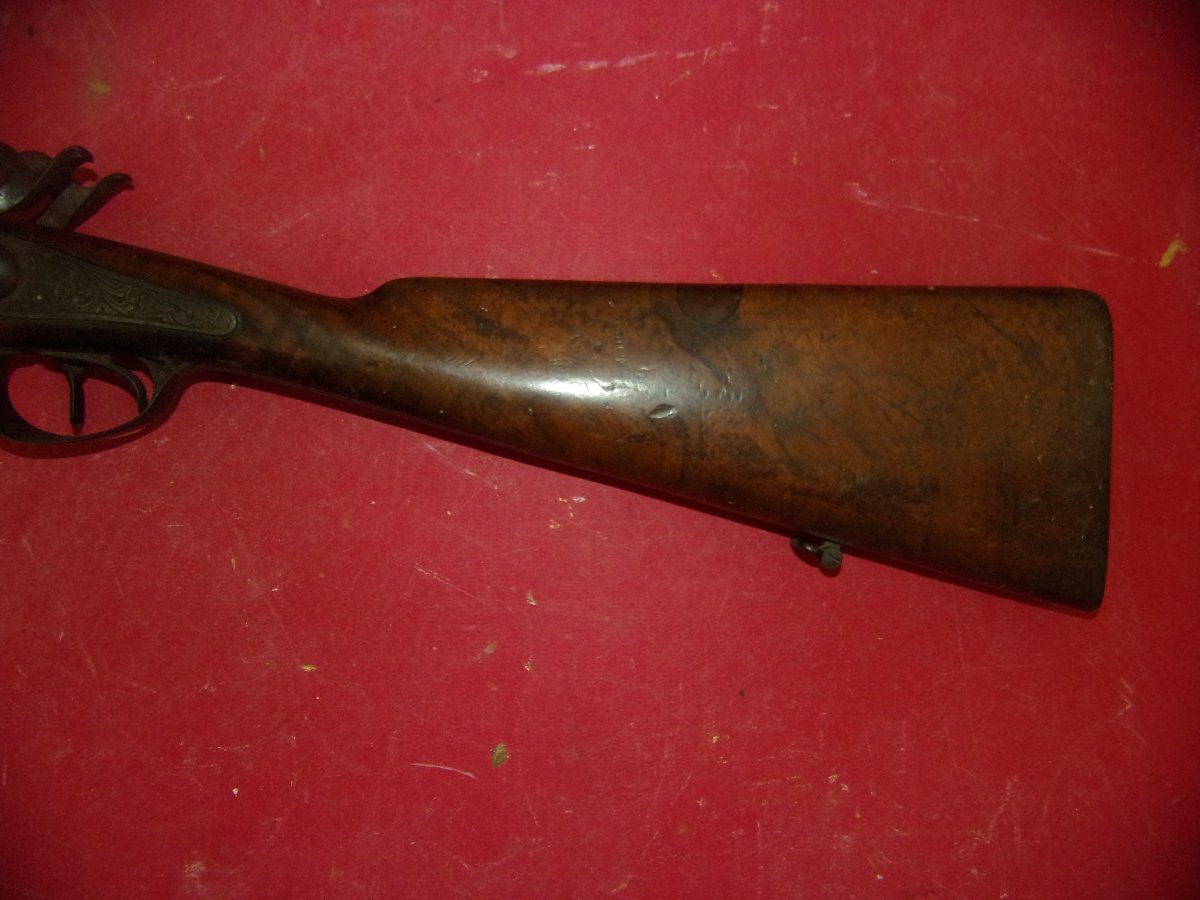  Double-barreled Percussion Hunting Rifle  19th Century  Circa 1850–1870 – -photo-4