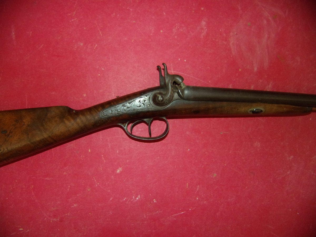 Double-barreled Percussion Hunting Rifle  19th Century  Circa 1850–1870 – -photo-1