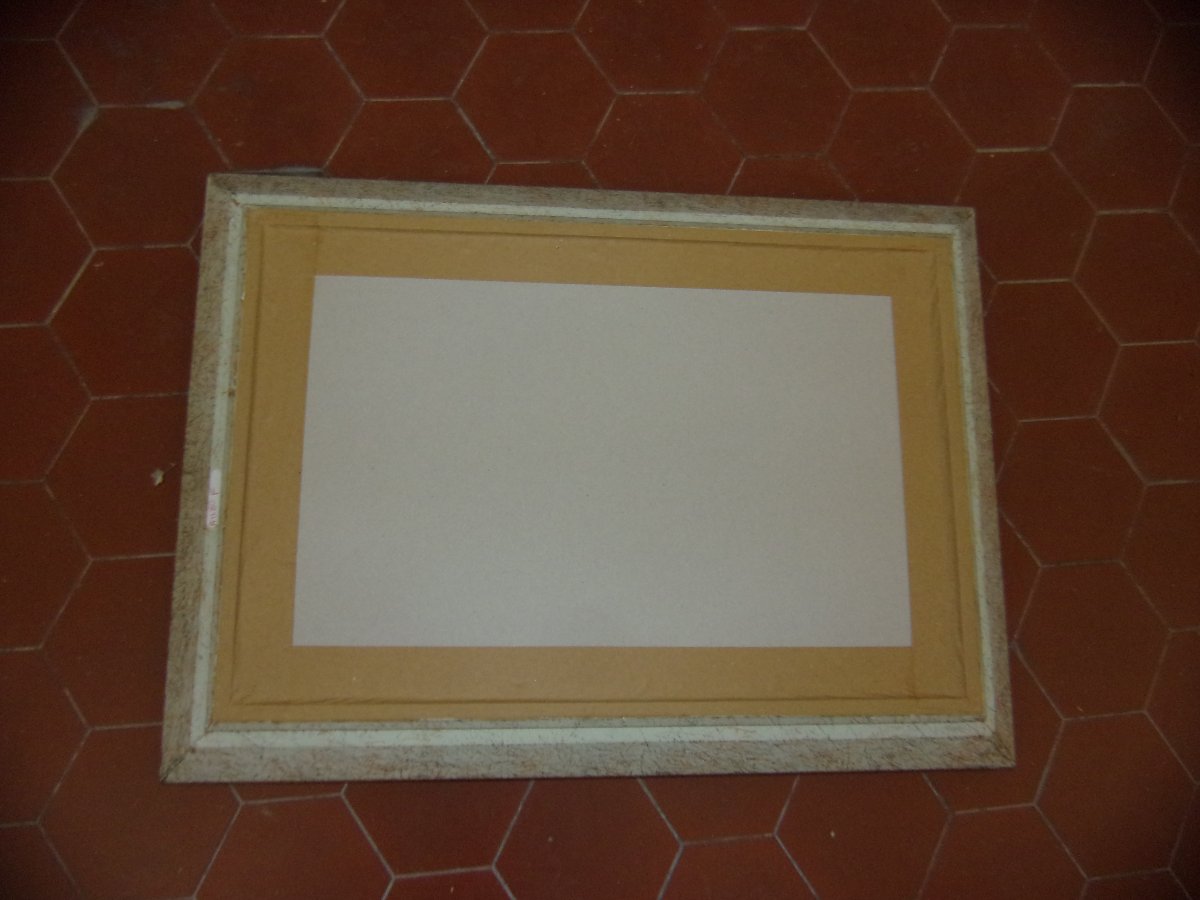 Bord De  l'Océan , Pastel d'Eugène Sénamaux, époque 20 ème.-photo-8