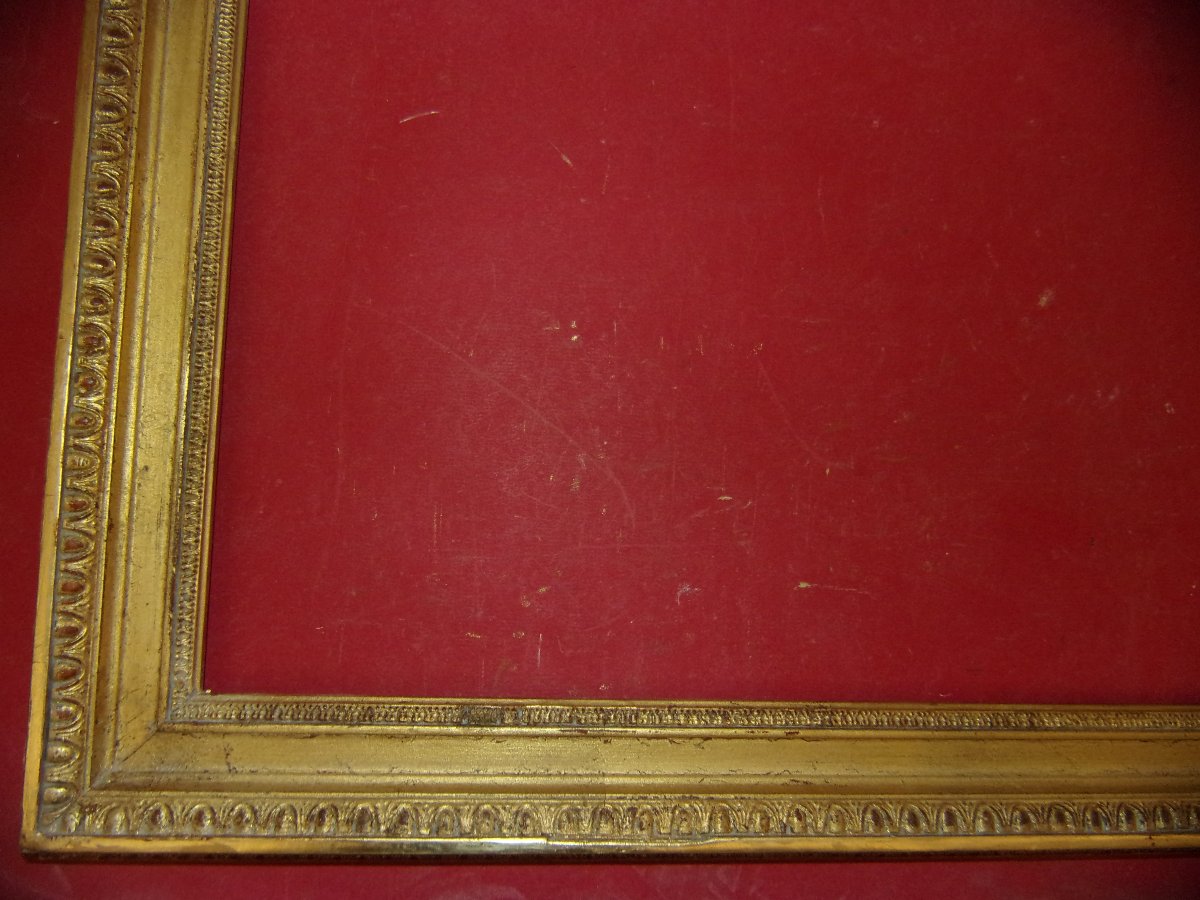 19th-century-style Frame, Made Of Gilded Wood.-photo-1