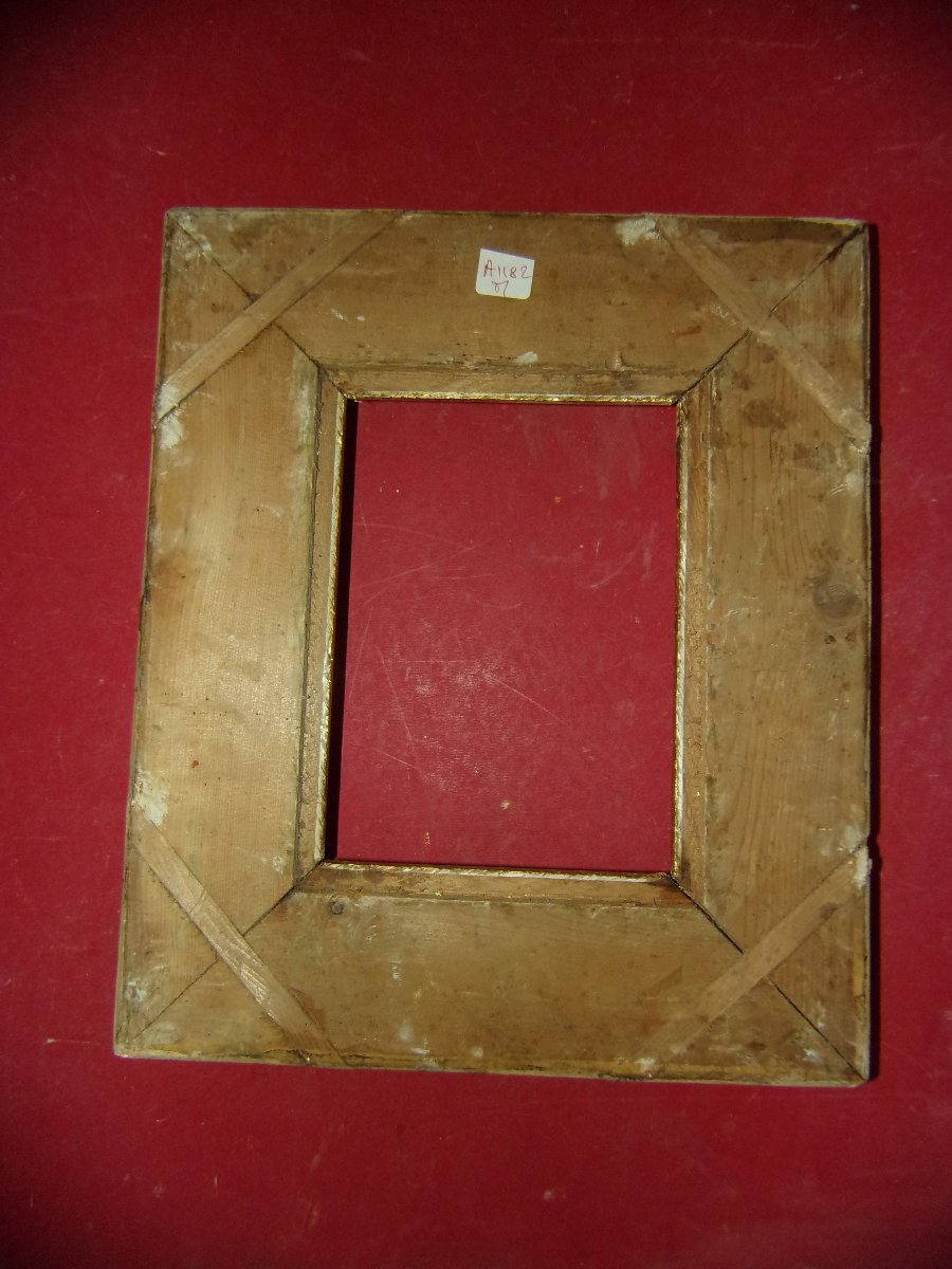 19th-century Gilded Wooden Frame.-photo-2