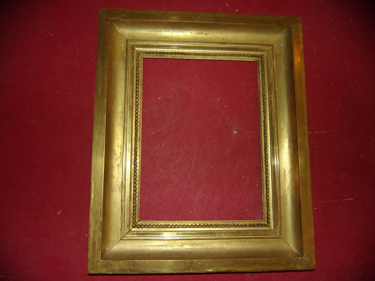 Pair Of 19th-century Gilded Wood Frames.-photo-2