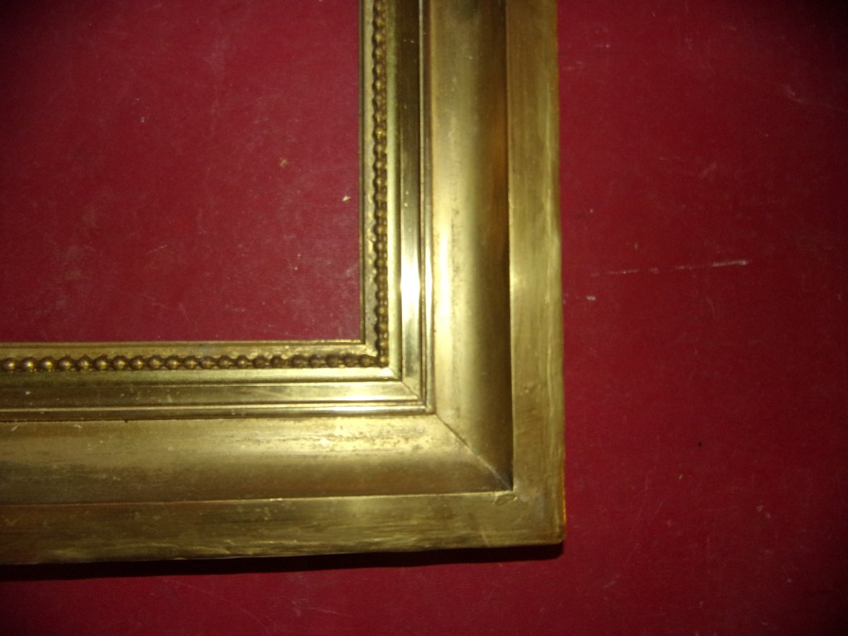Pair Of 19th-century Gilded Wood Frames.-photo-3