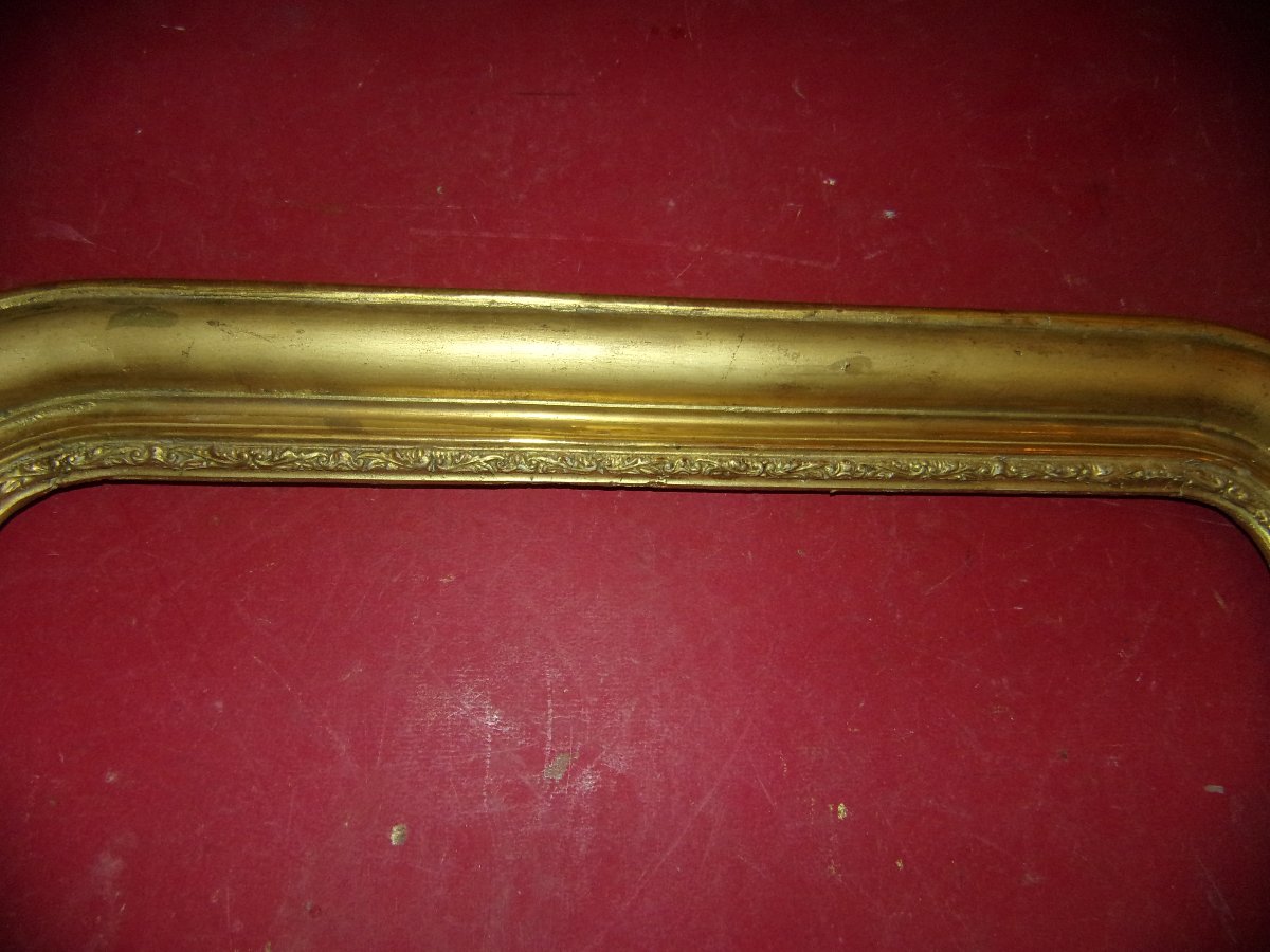 19th-century Gilded Wooden Frame.-photo-2