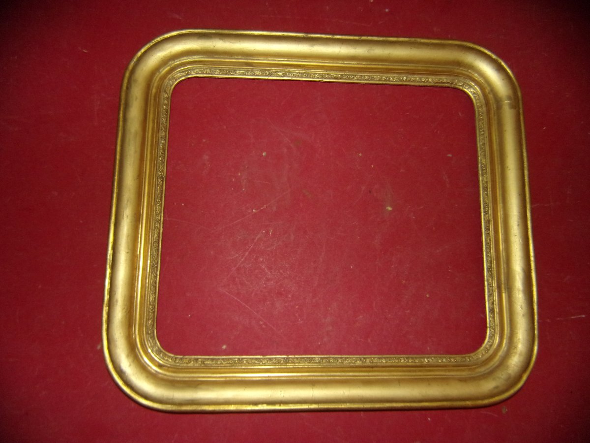 19th-century Gilded Wooden Frame.