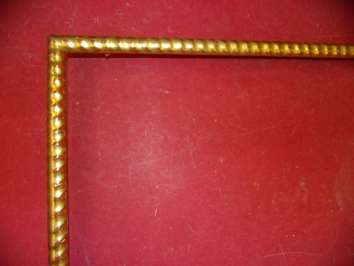 19th-century Gilded Wooden Frame.-photo-2