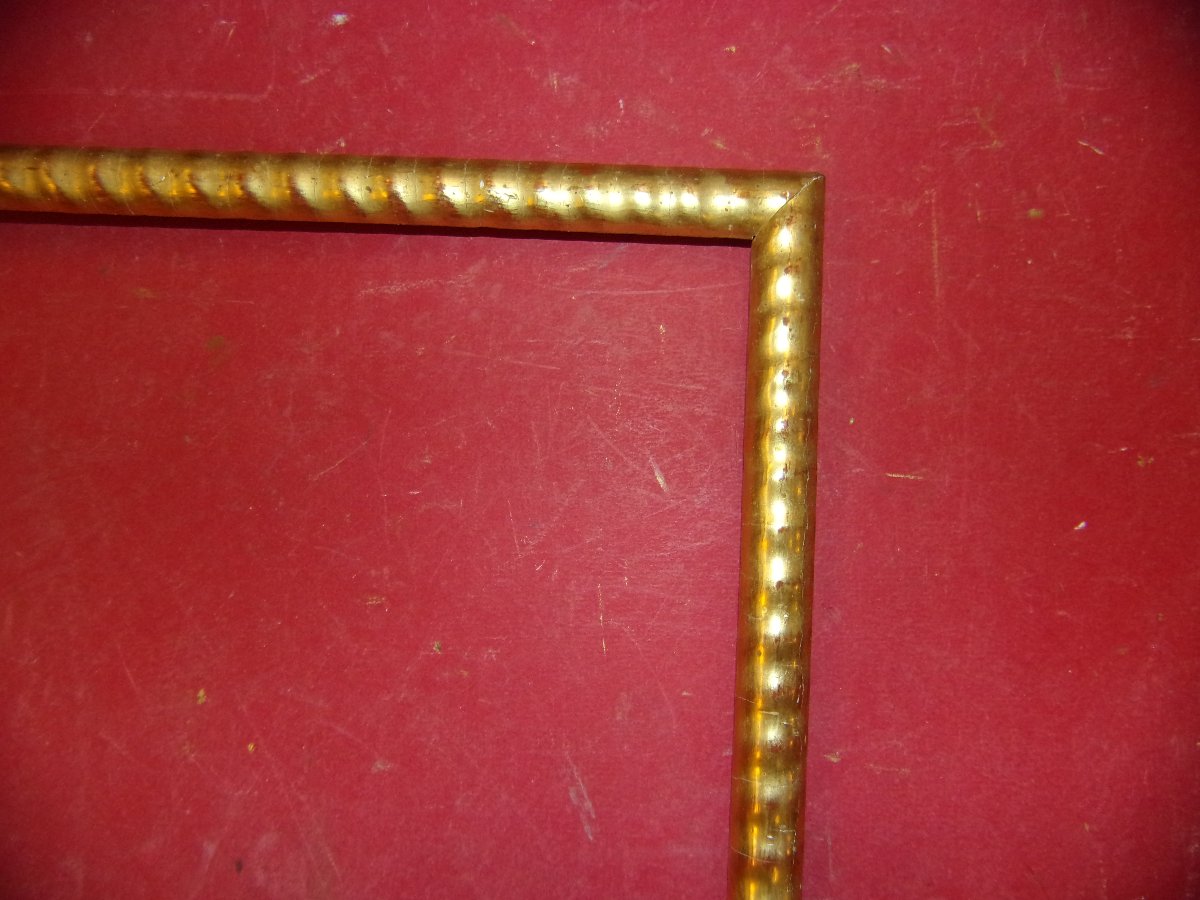 19th-century Gilded Wooden Frame.-photo-3