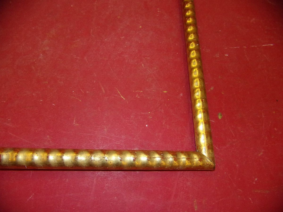 19th-century Gilded Wooden Frame.-photo-4