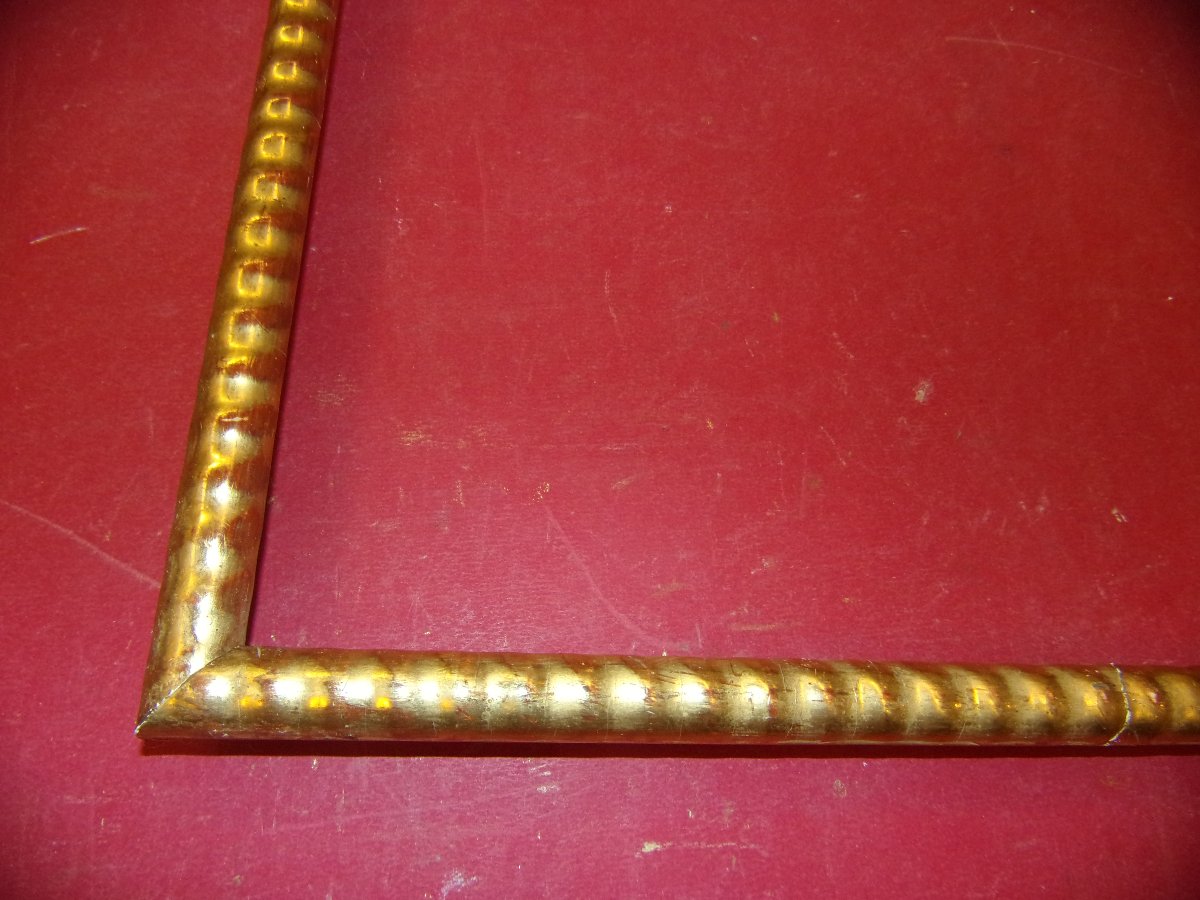 19th-century Gilded Wooden Frame.-photo-1