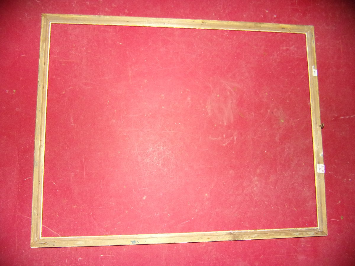 19th-century Gilded Wooden Frame.-photo-5