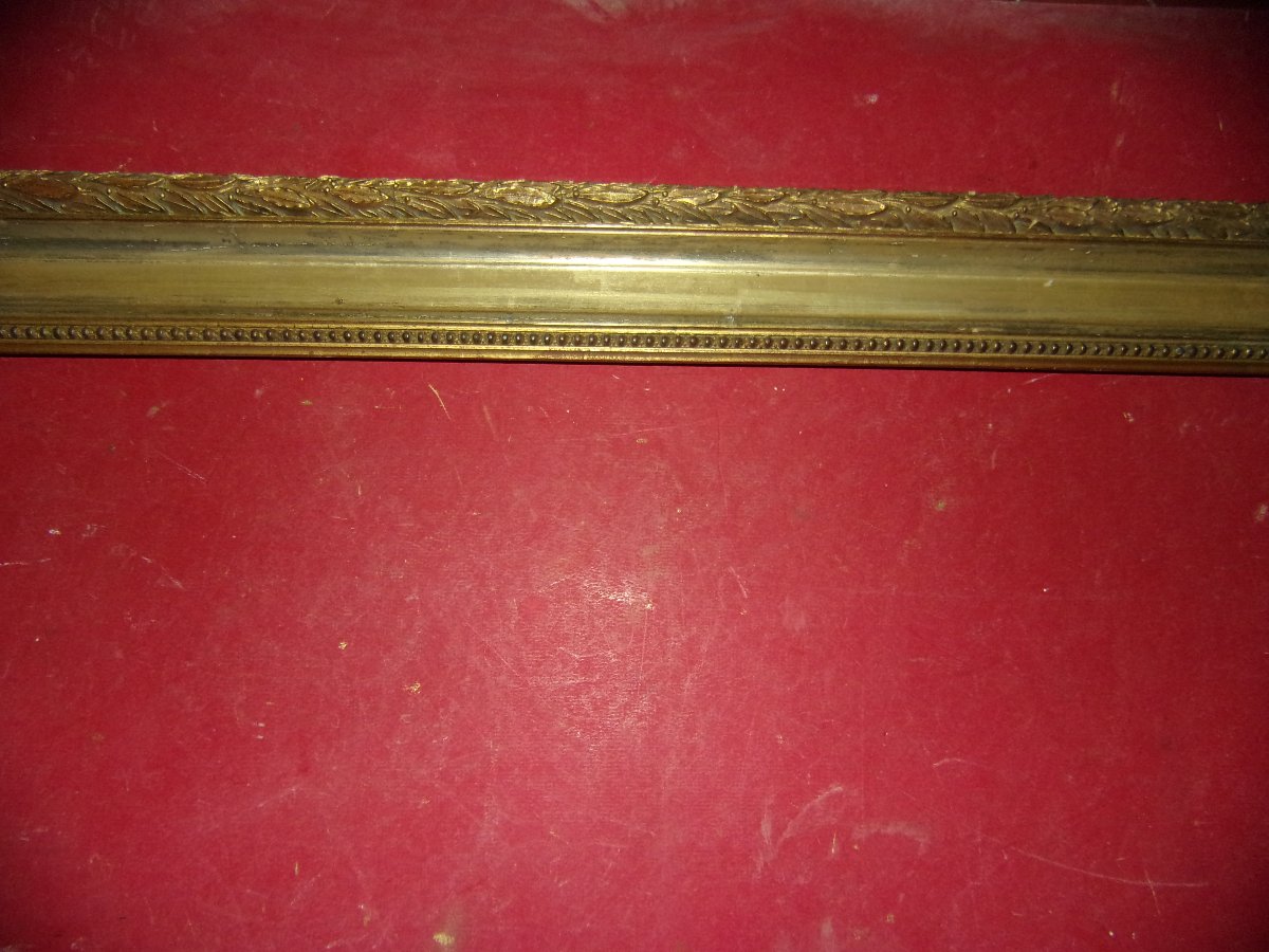 19th-century Gilded Wooden Frame.-photo-2