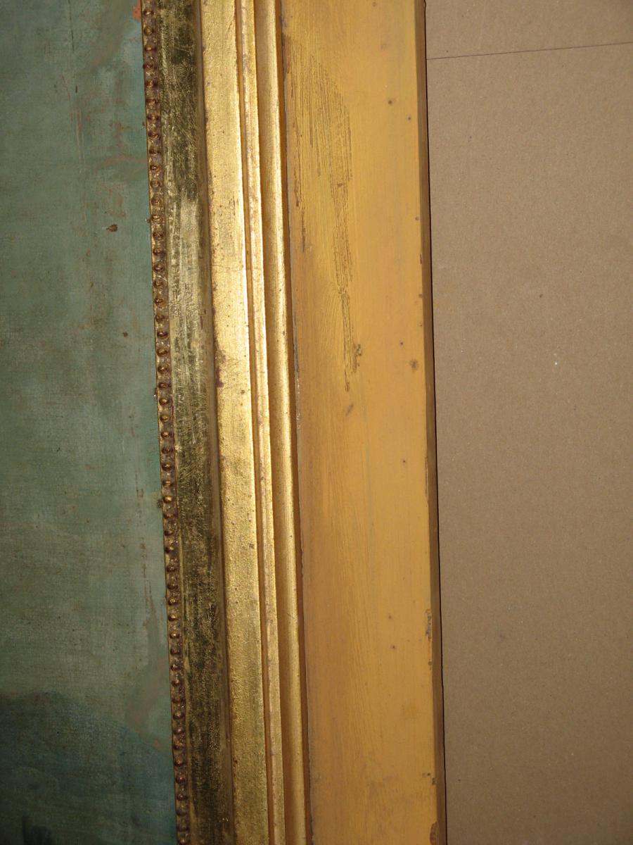 Trumeau, Scène De Chasse, Début 19ème.-photo-3