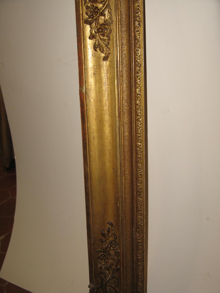 Cadre époque 19ème En Bois Doré.-photo-3
