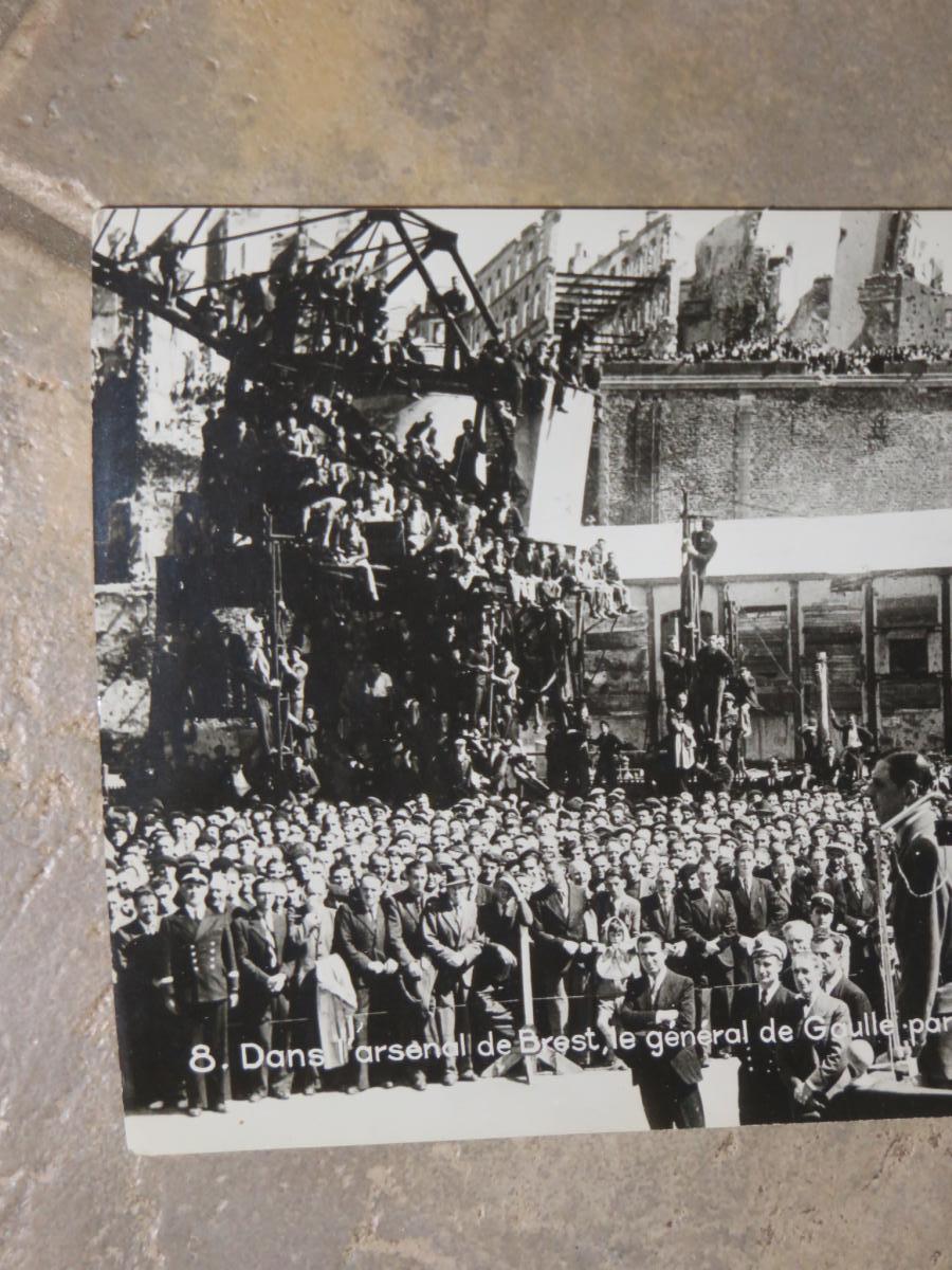 Photo Originale Du Géneral De Gaulle To Brest From 1945.-photo-3