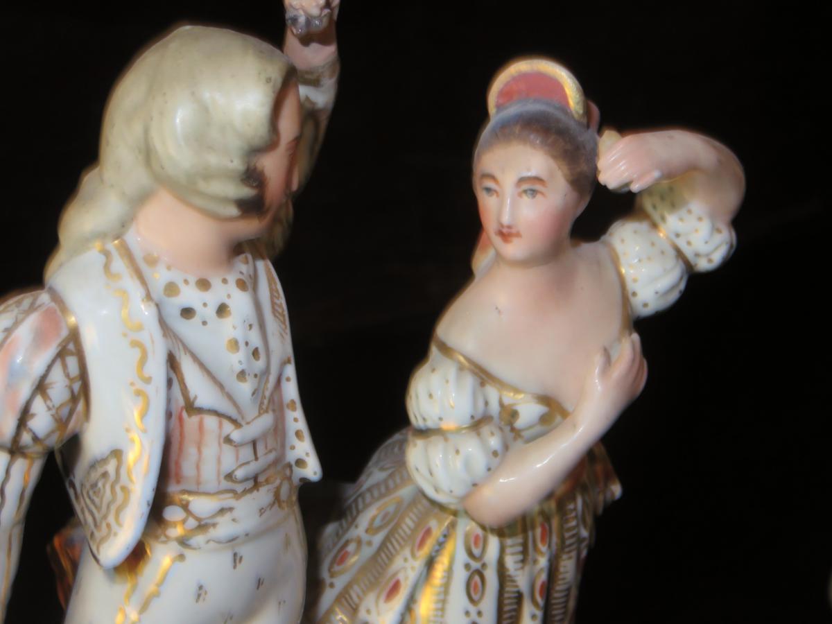 Pair Of German Porcelain, 19th Century.-photo-4