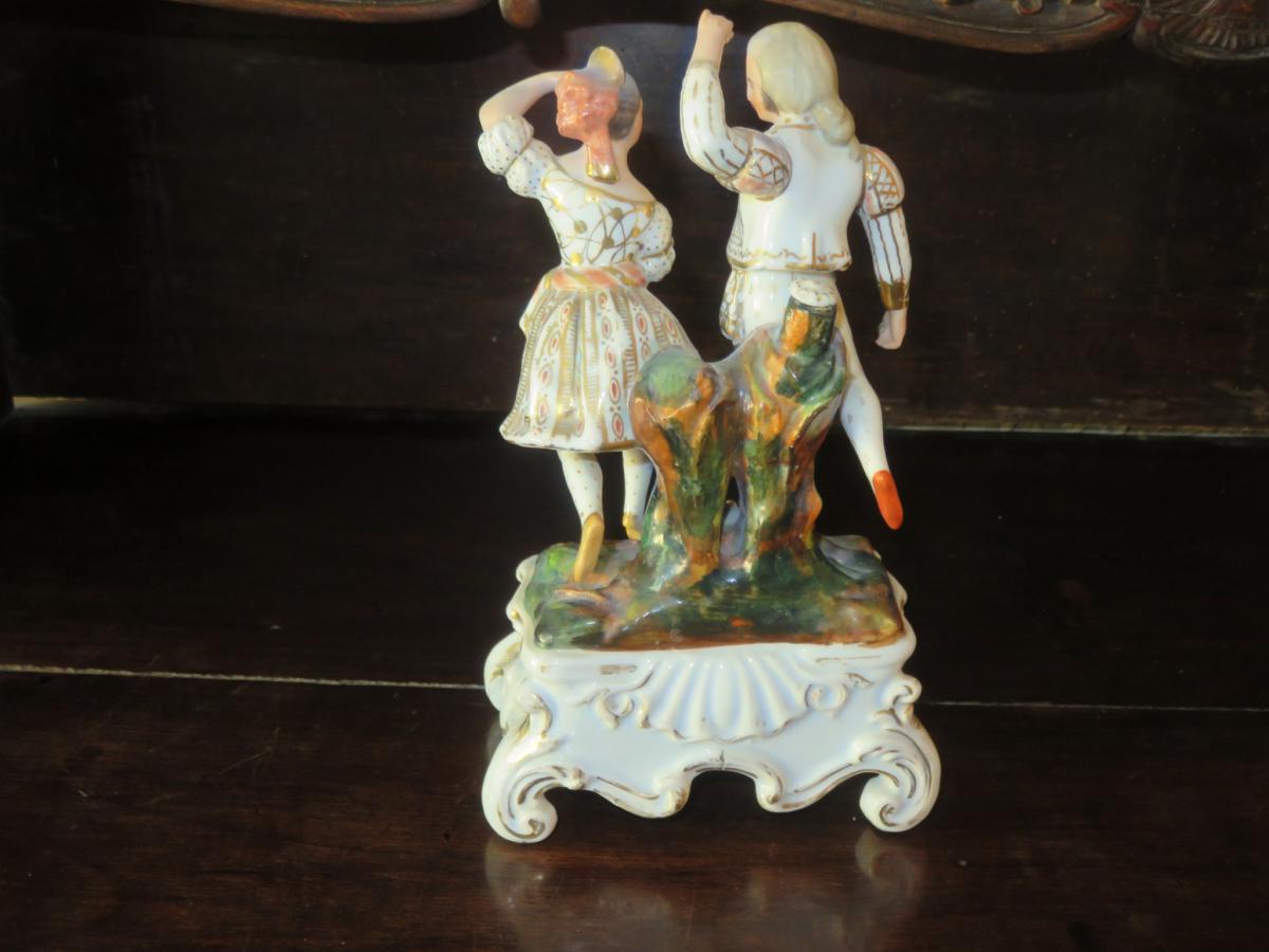 Pair Of German Porcelain, 19th Century.-photo-4