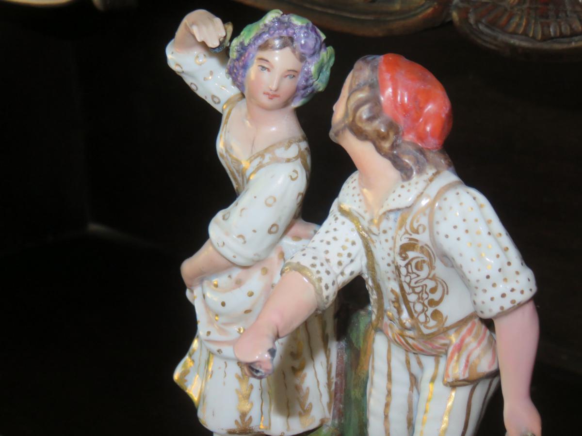 Pair Of German Porcelain, 19th Century.-photo-7