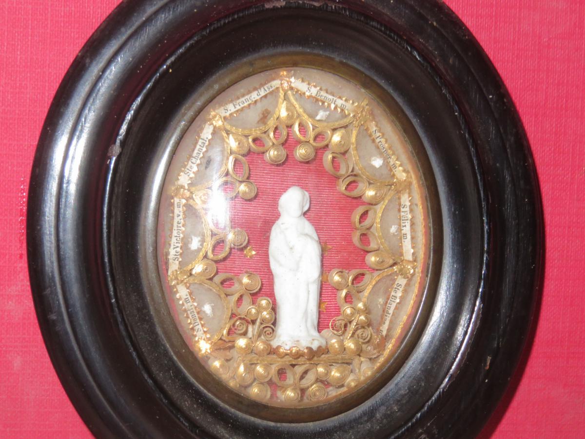 Reliquary Frame 19th Century.-photo-2