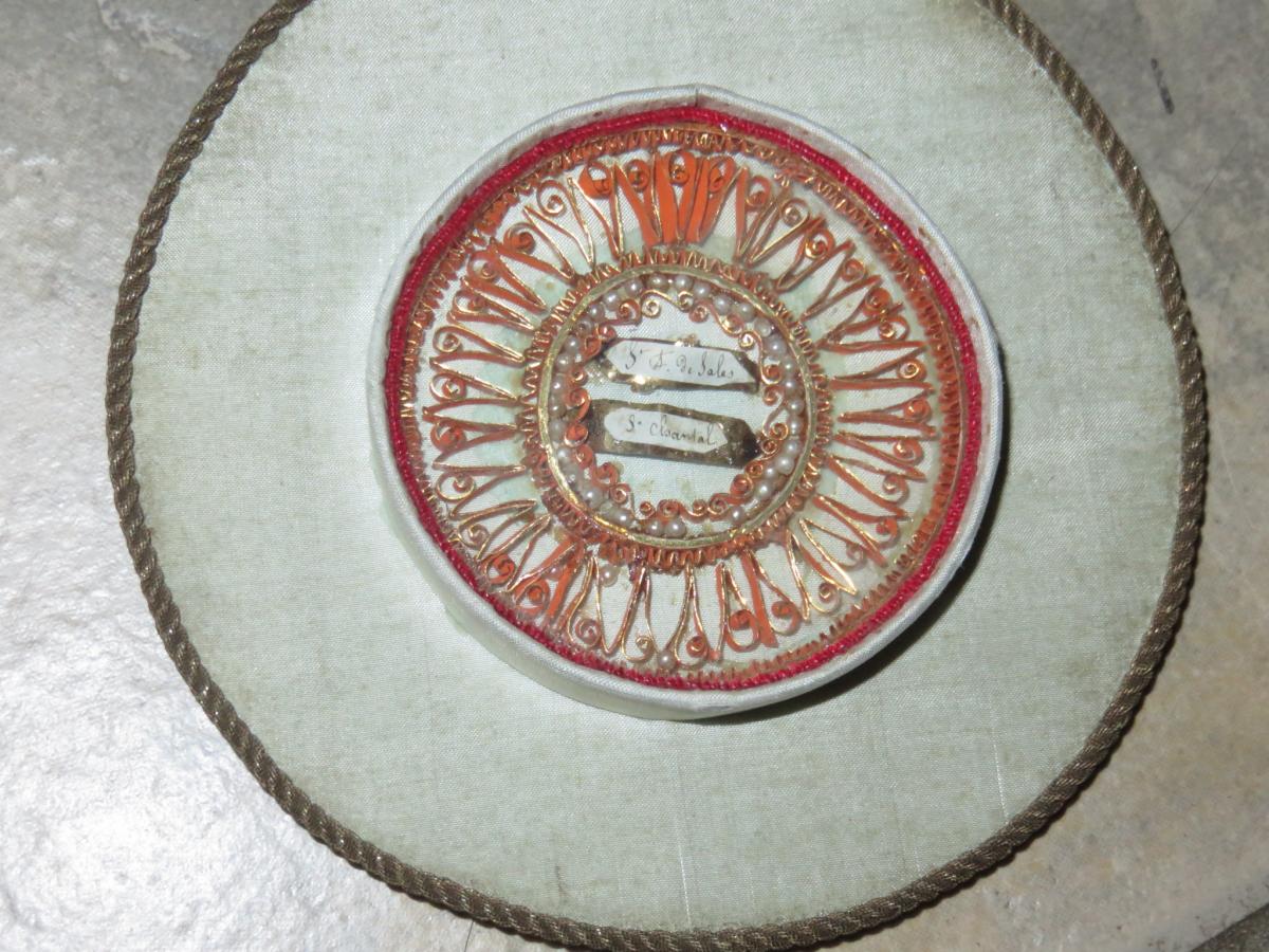 Medallion Reliquary, 19th Century.-photo-4