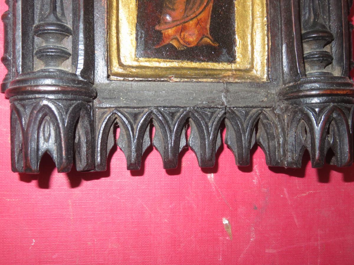 Saint Paul, Painting On Wood, Time 19 Th.-photo-2
