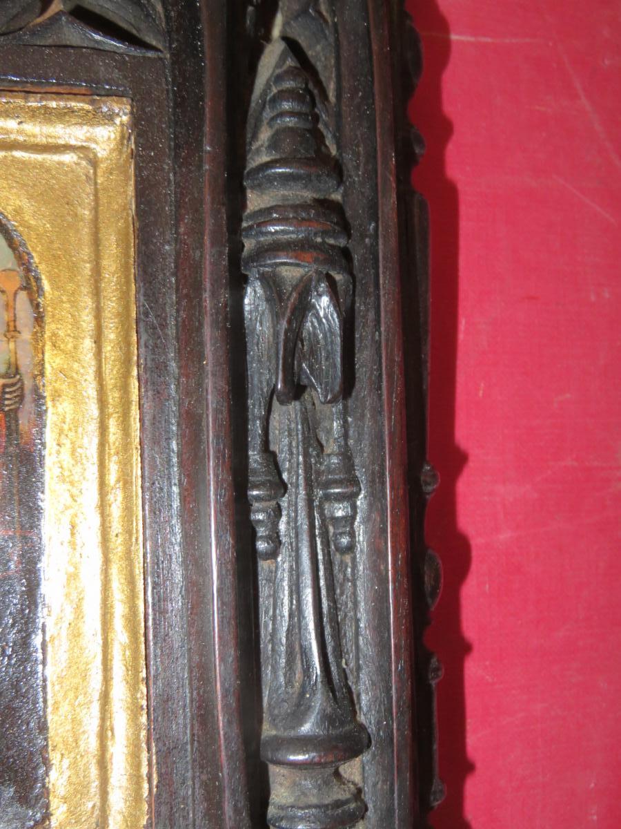 Saint Paul, Painting On Wood, Time 19 Th.-photo-3