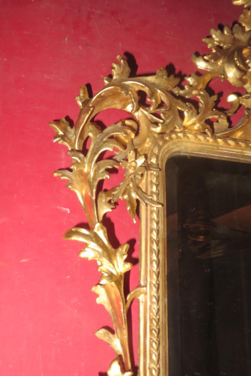 Mirror Early Nineteenth Time, Golden Wood.-photo-1