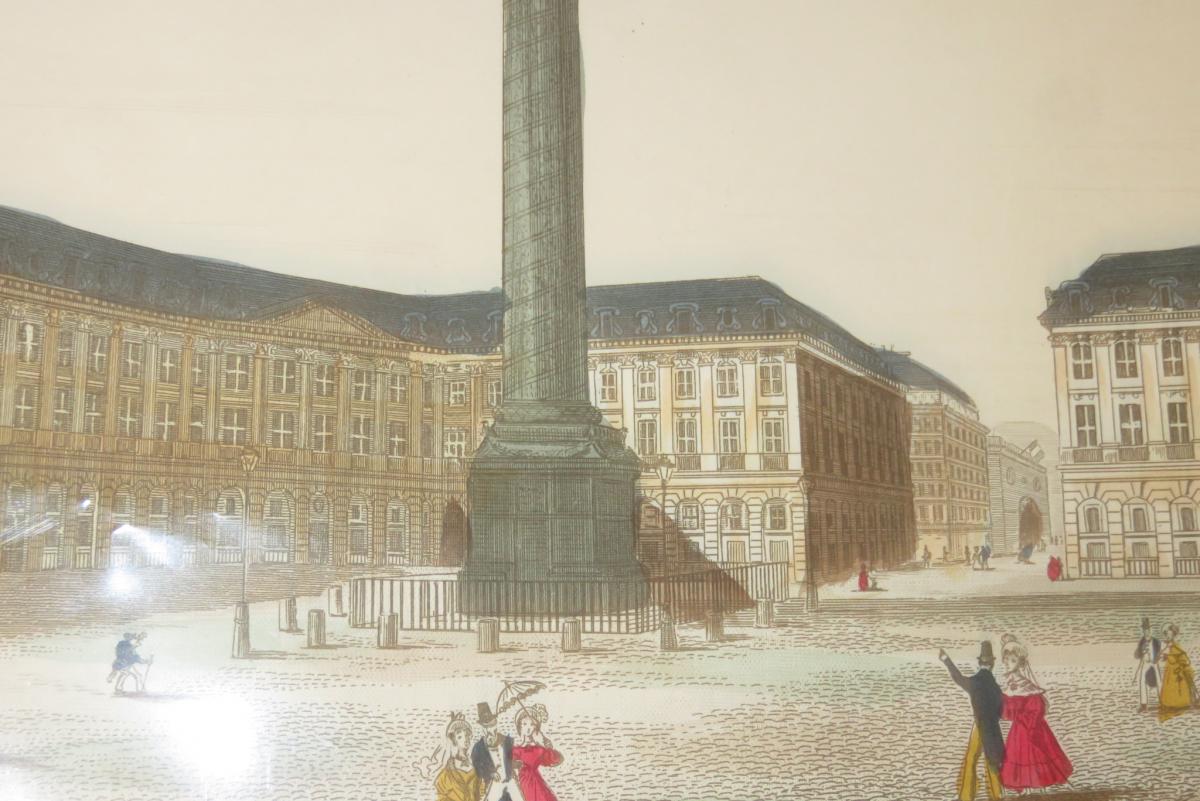 Place Vendome, Optical View Early 19th Time.-photo-2