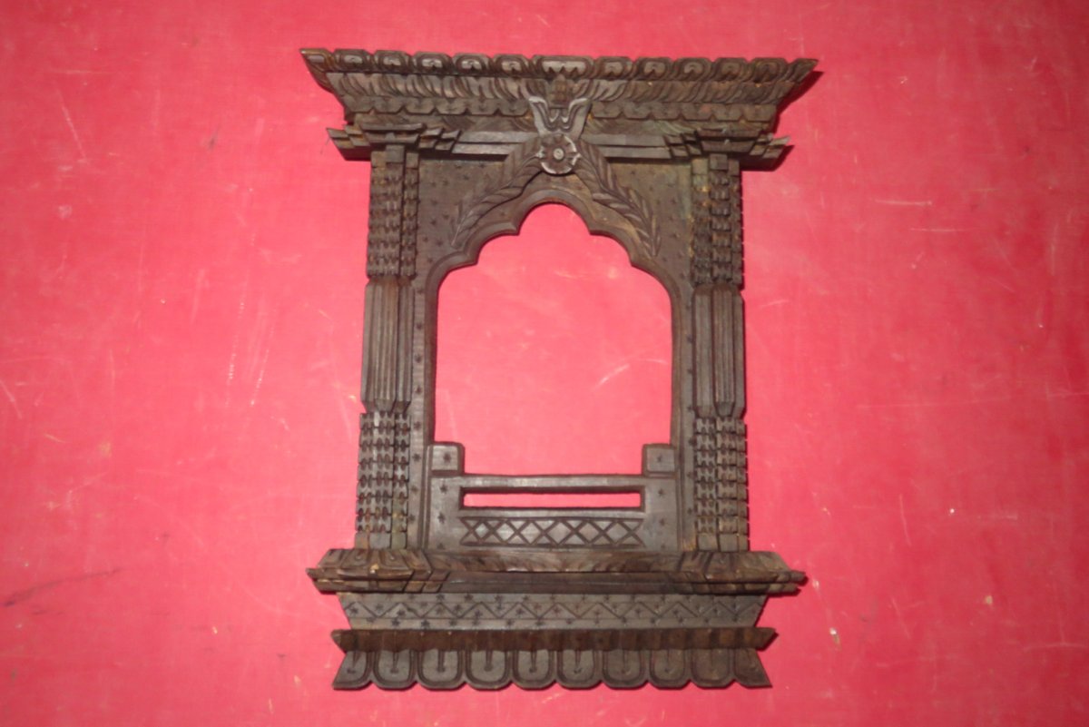 Cadre En Bois Sculpté, époque 19ème.