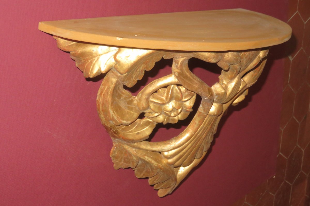 Console In Golden Wood, 18th Time.-photo-4
