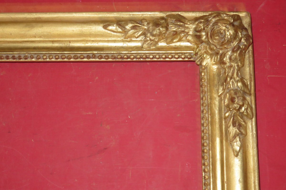 19th Century Frame, In Golden Wood.-photo-3