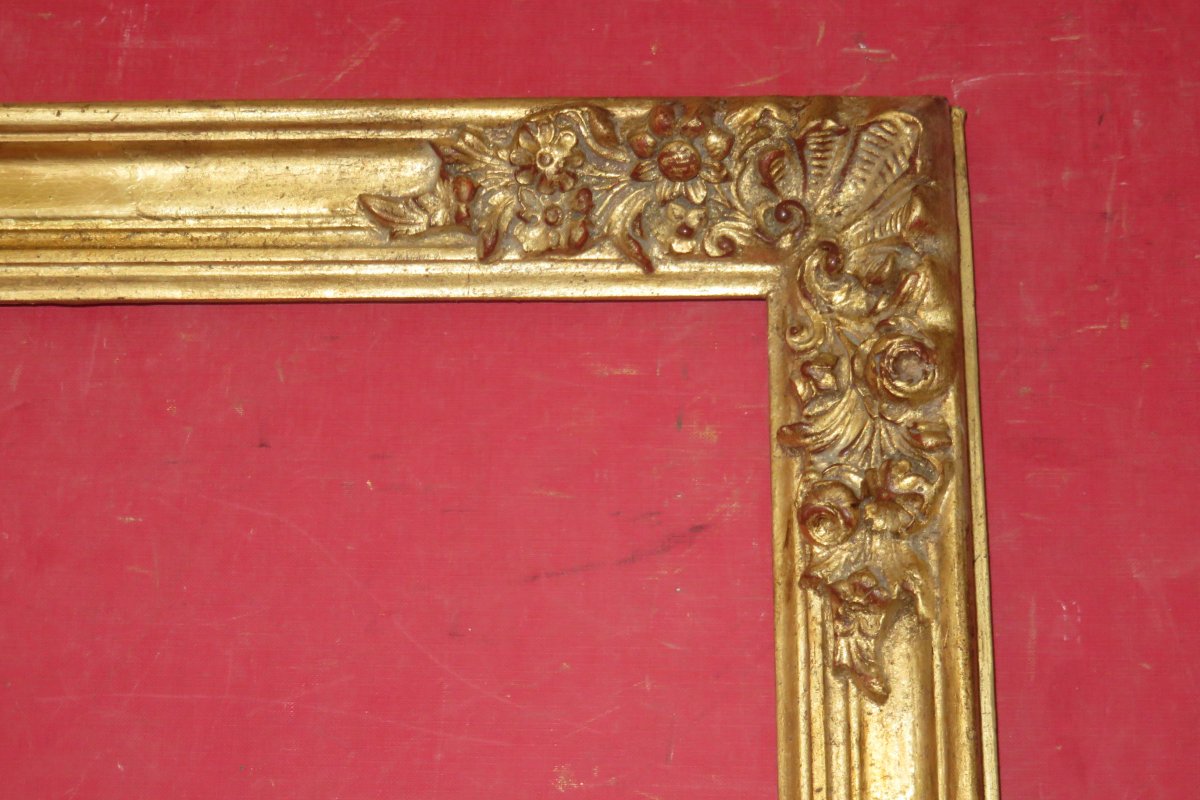 19th Century Frame, In Golden Wood.-photo-3