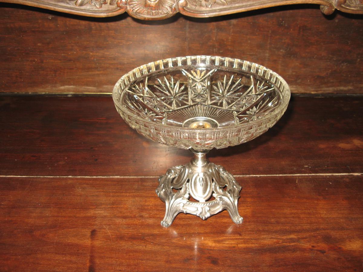 Fruit Bowl Crystal, Art Deco Period.