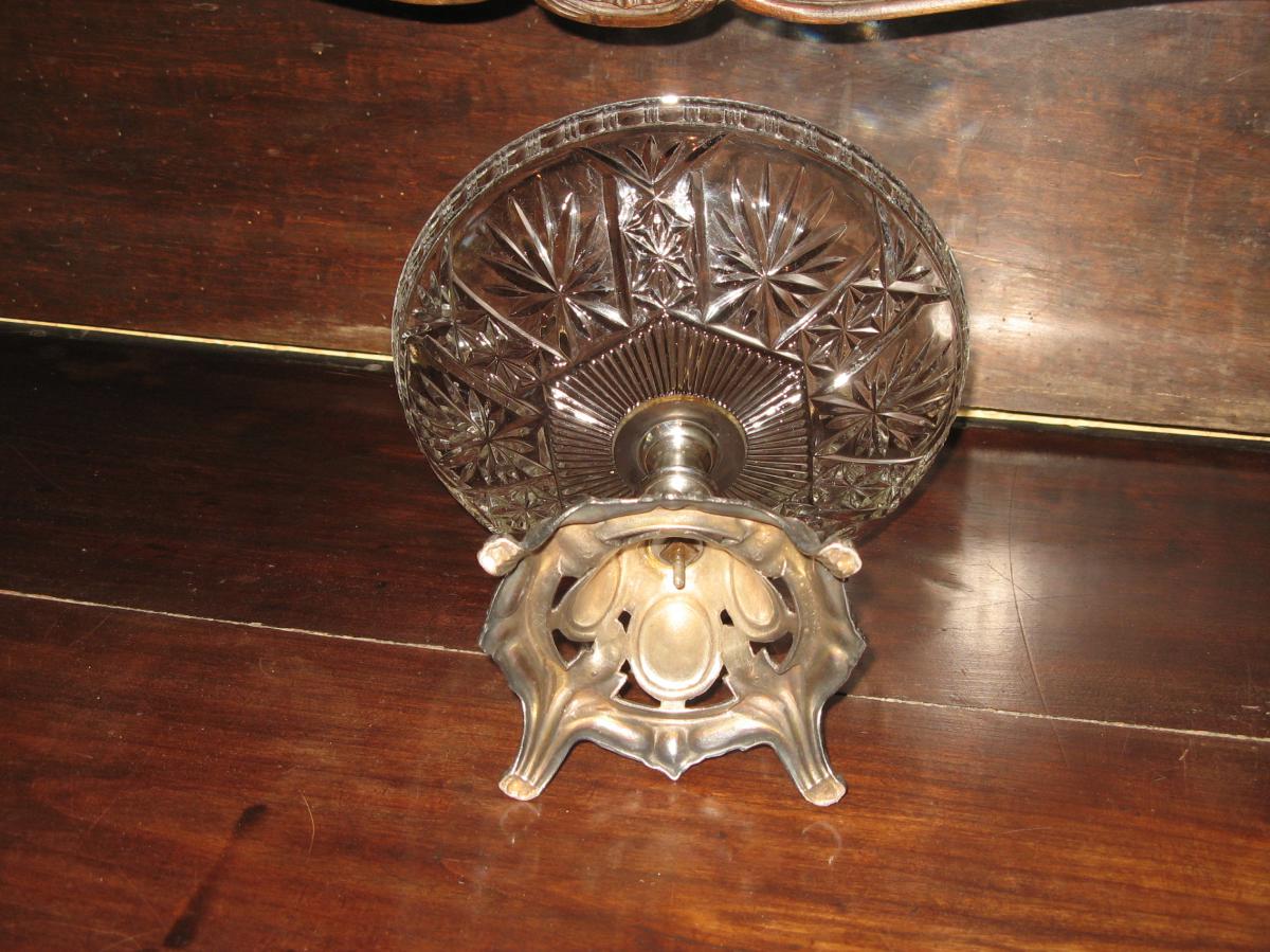 Fruit Bowl Crystal, Art Deco Period.-photo-3