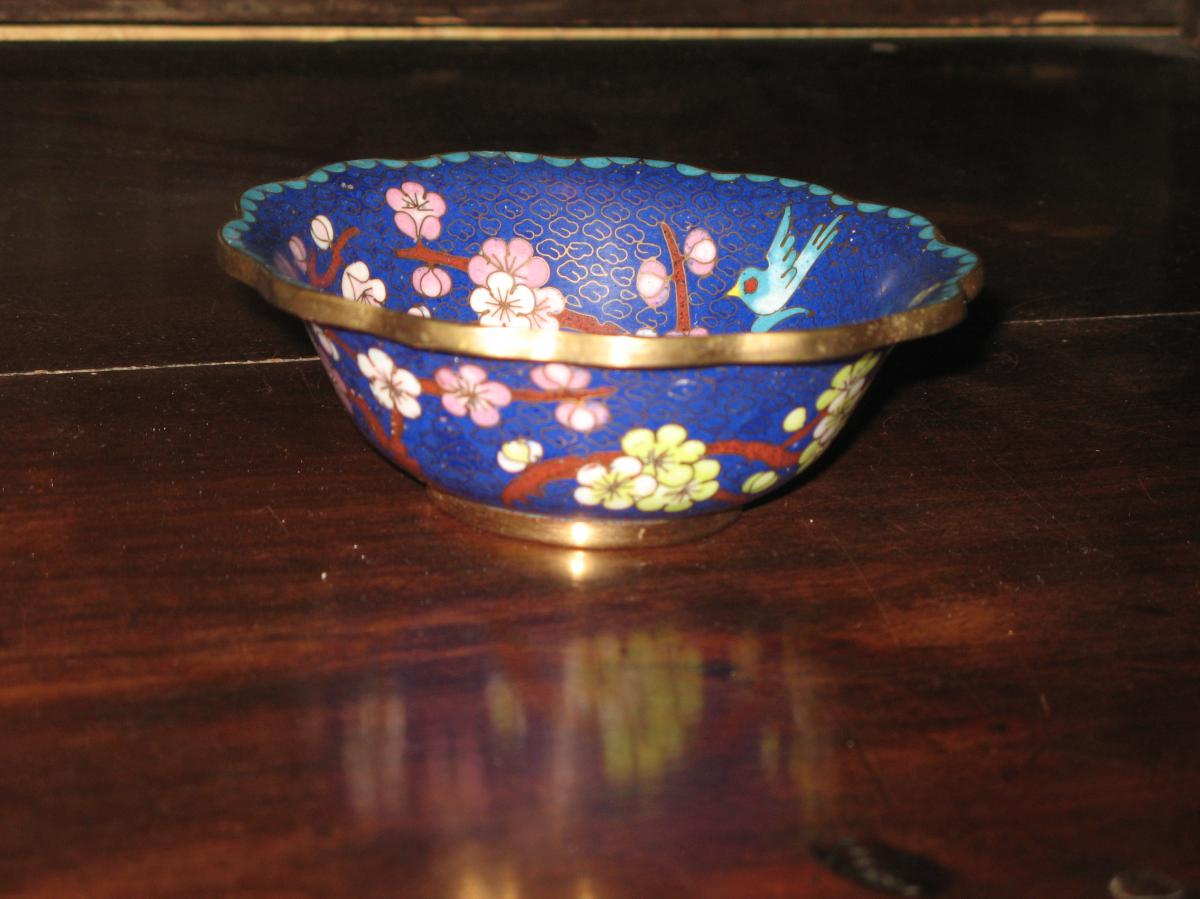 Chinese Copper Cloisonne Cup 20th Time.-photo-2