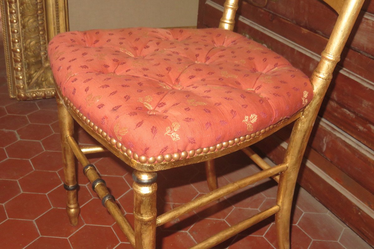 Paire De Chaises époque 19ème, Napoléon III.-photo-3