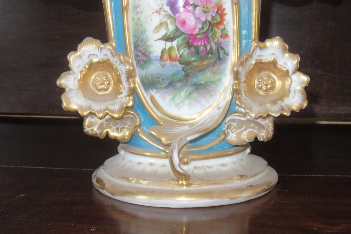 Important Bridal Vase, Porcelain, Late 19th Time.-photo-2