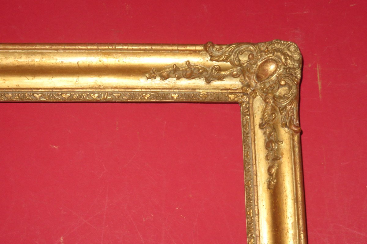 19th Century Frame, In Golden Wood.-photo-3