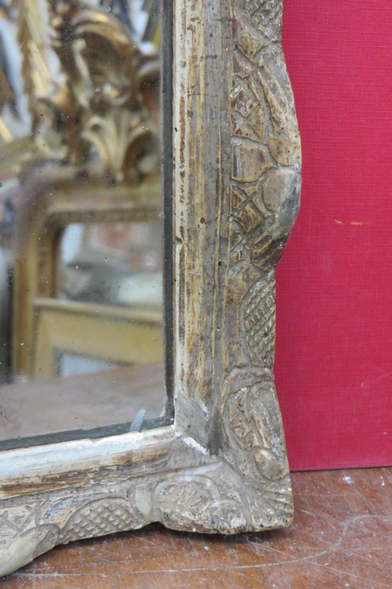 Small Mirror Silver, 18th Time, Louis XIV.-photo-2