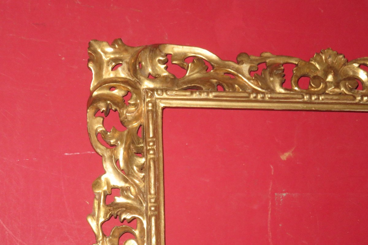 19th Century Frame, In Golden Wood.-photo-2