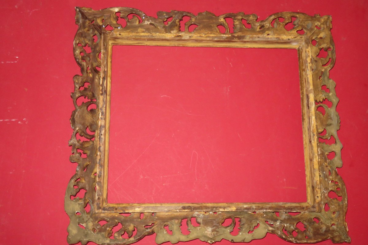 19th Century Frame, In Golden Wood.-photo-5