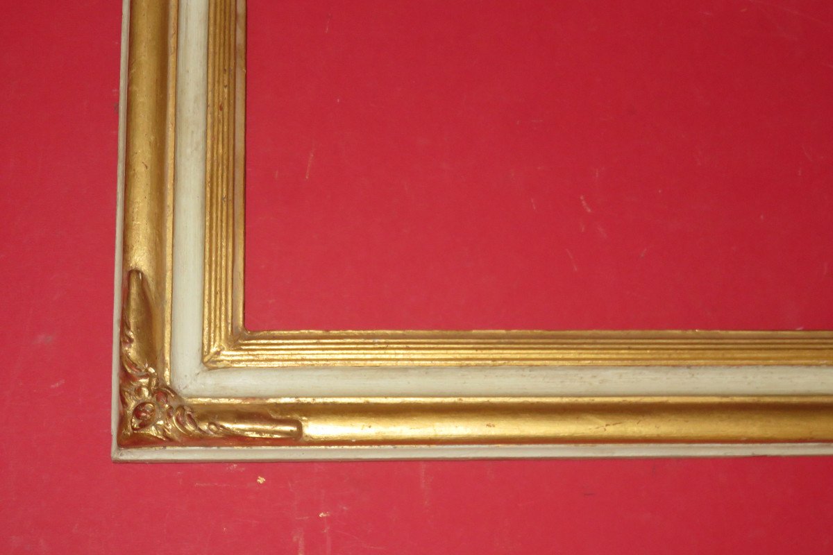 19th Century Frame, In Golden Wood.-photo-1